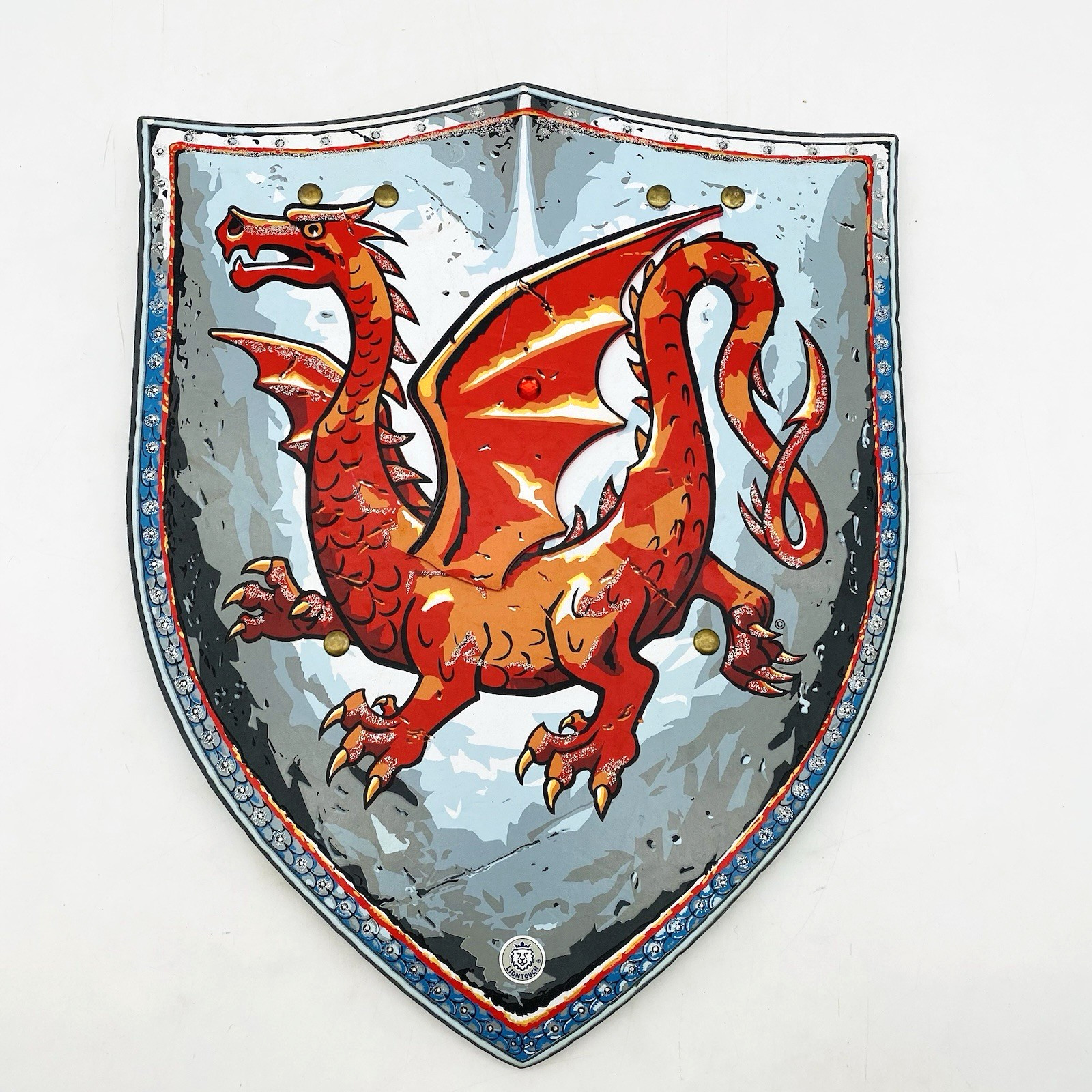 Liontouch Drago Ambra Schiuma Scudo Solo Cavaliere Medievale Gioco di Ruolo Costume