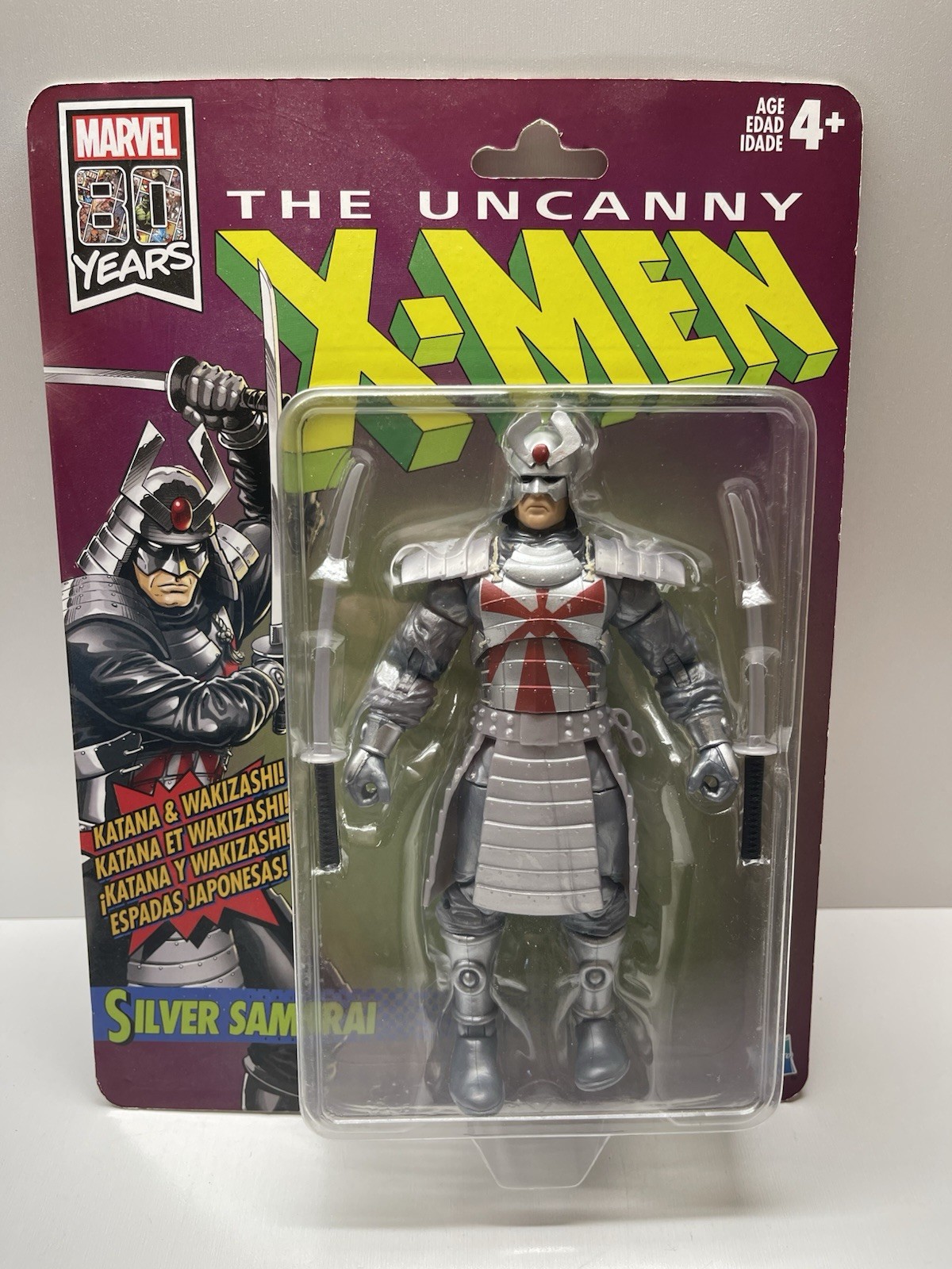 Marvel The Uncanny X-Men SILVER SAMURAI Legends serie retrò nuovo con scatola