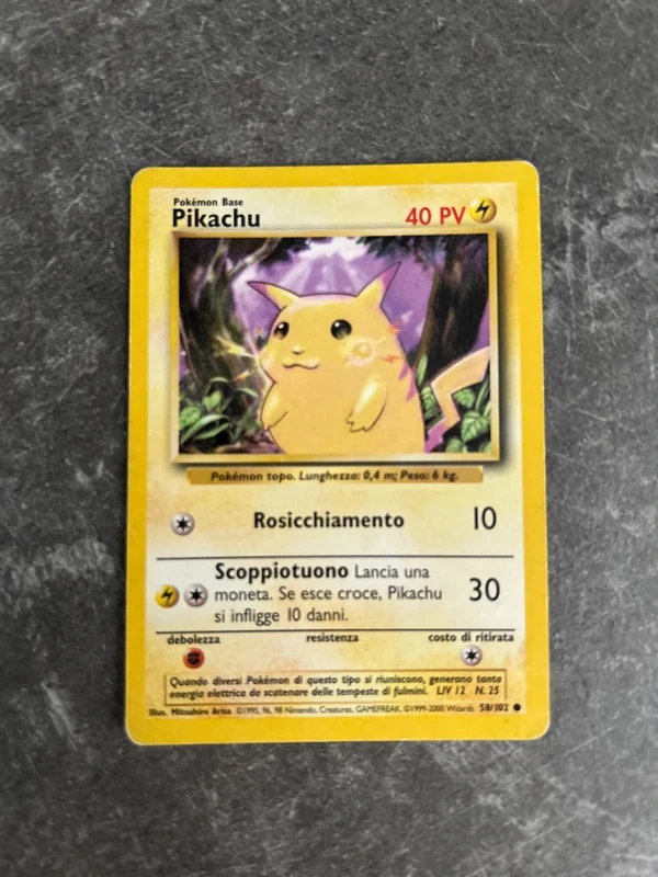 Pikachu set base 2000 - Pokémon