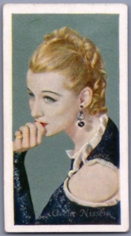1934 Godfrey Phillips Film Favourites - Greta Nissen #36 - *EX*