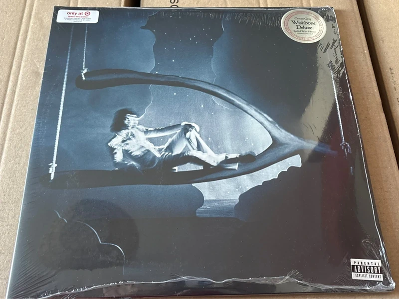 Double vinyle Wishbone Conan Gray édition Deluxe Target USA - disque rouge transparent + poster