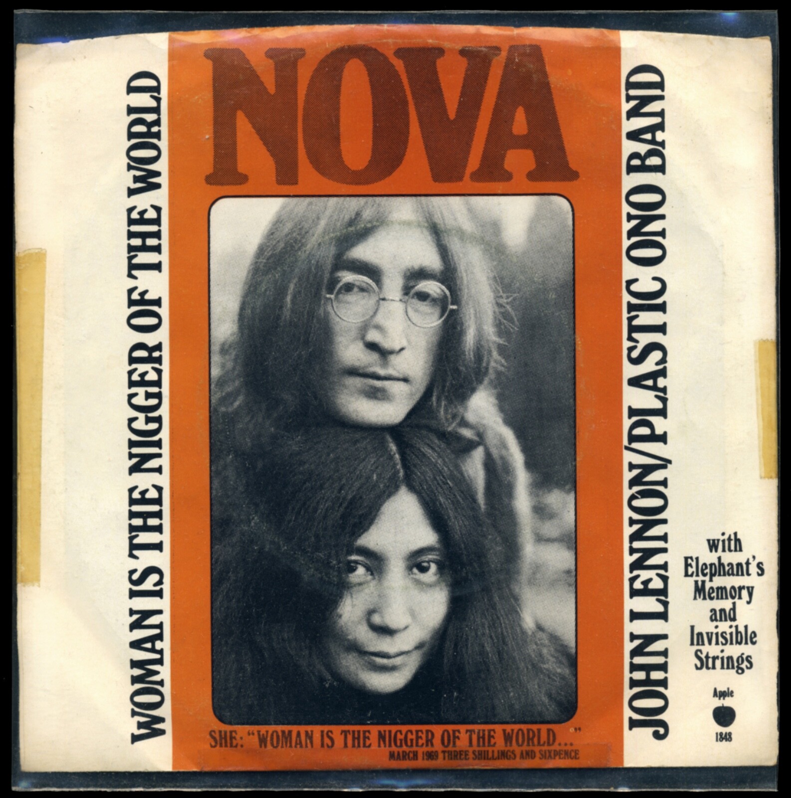 Vinyl-Single★John LENNON★WOMAN IS THE NIGGER OF THE W…★Apple★7-Inch★Pict. Cover★