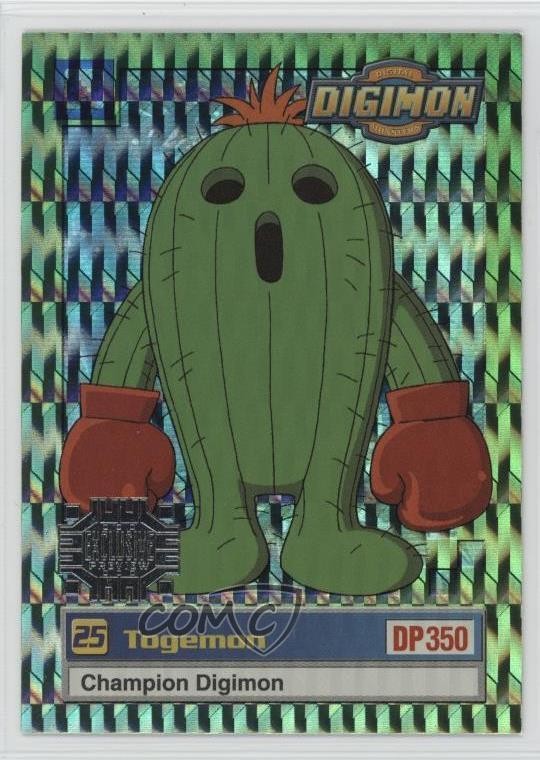 1999 Upper Deck Digimon - Series 1 Exclusive Preview Foil & Stamp Togemon 0e1b