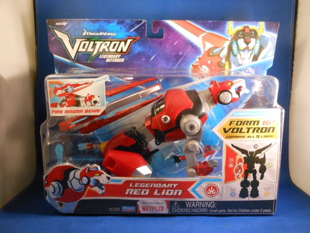 Voltron Classic Legendary Defender Modellino Combinatore Leone ROSSO