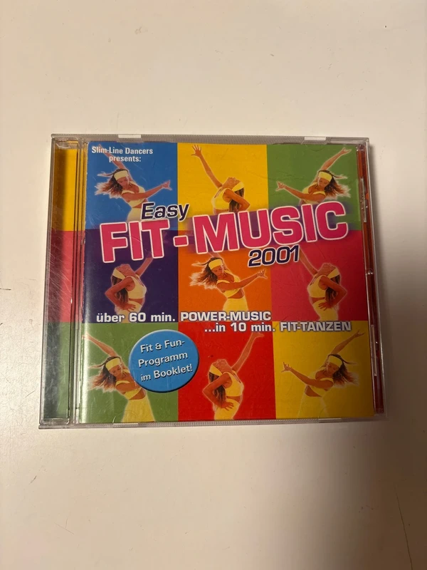 Retro Fitness CD - Easy Fit-Music 2001 (Slim Line Dancers) Y2K