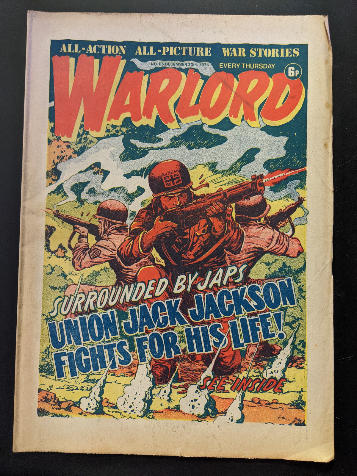 Warlord Comic No 65, December 20th 1975