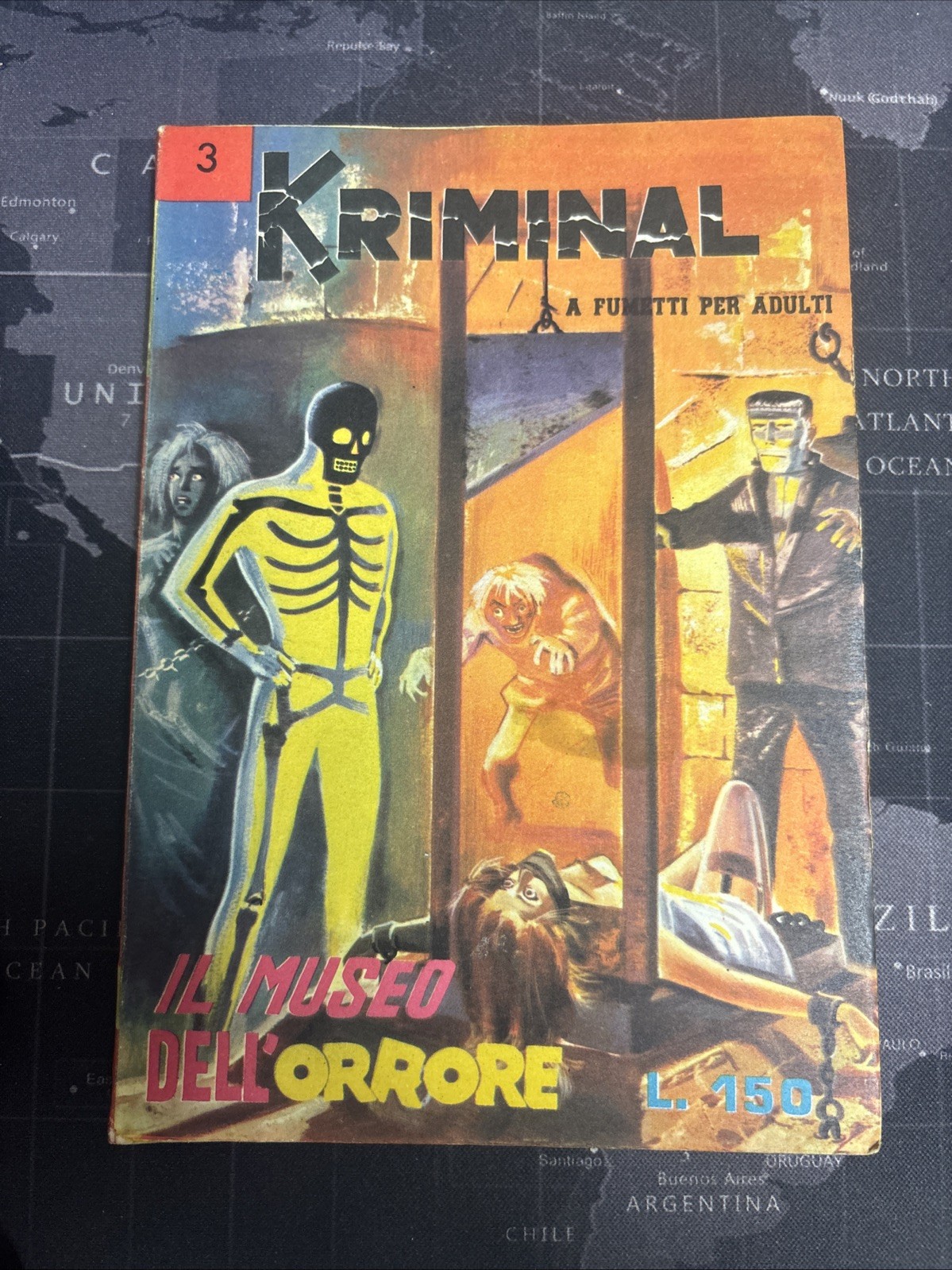 KRIMINAL N. 3 -6636  ED. CORNO OTT. 1964