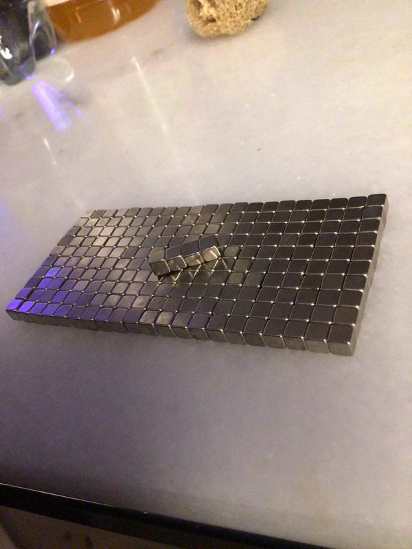 214 cubes magnétiques