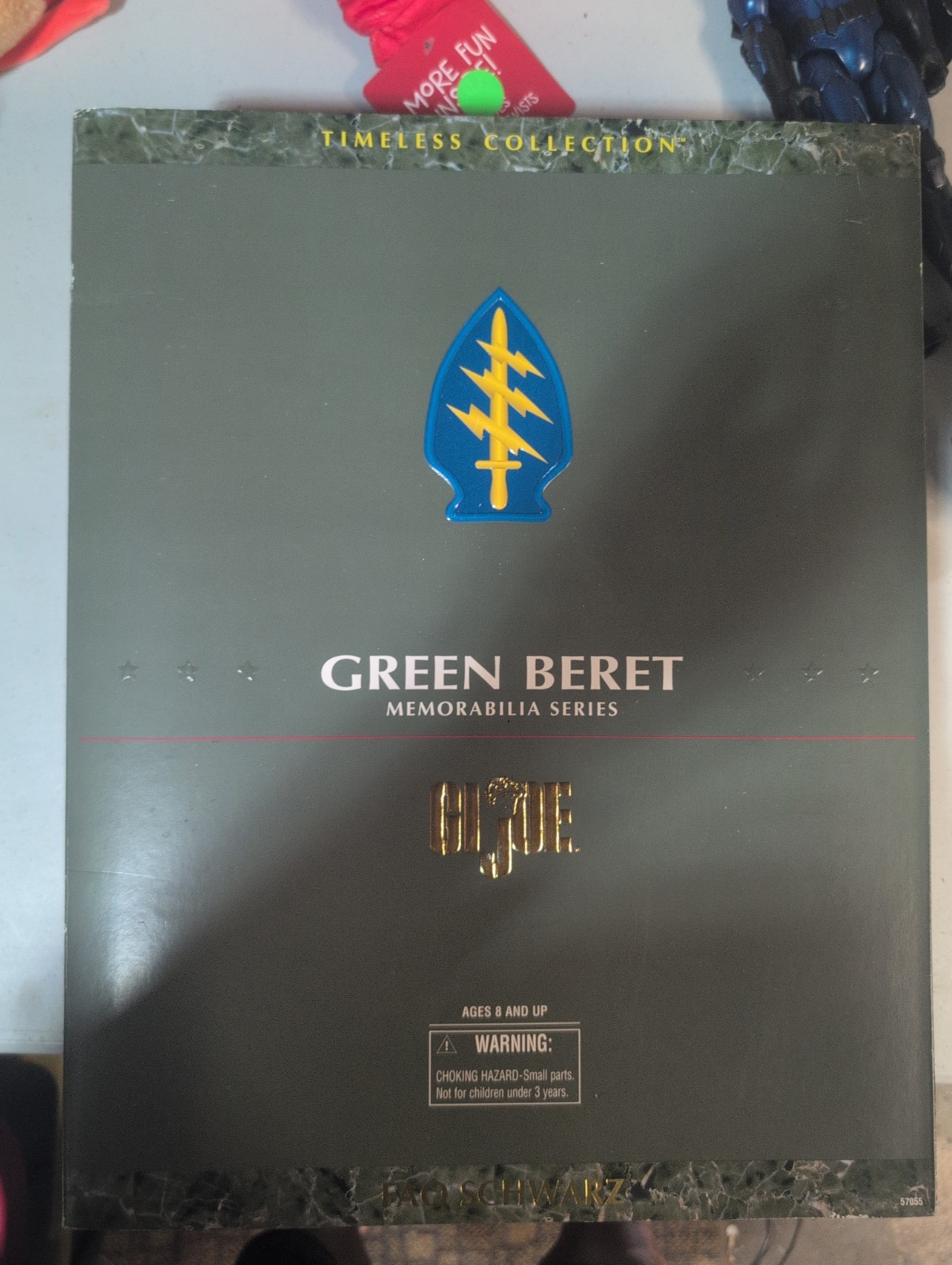 Hasbro G.I. Berretto Joe Green Timeless Collection FAO Nero #G1