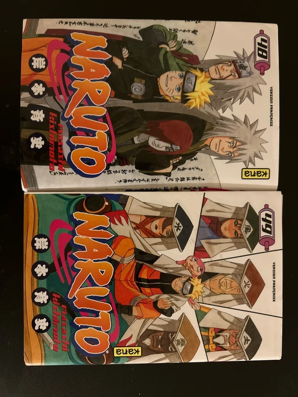 Lot de deux naruto tome 48 et 49