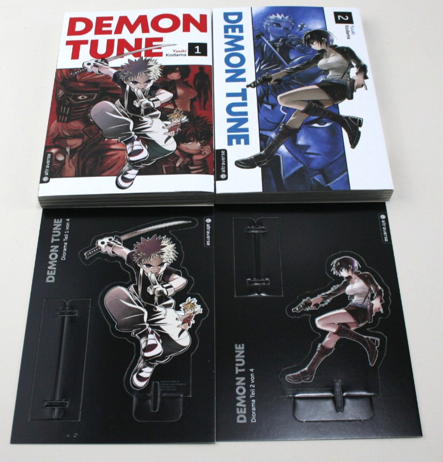 Diorama Demon Tune 1-4 con prima edizione, in set completo, ottime condizioni