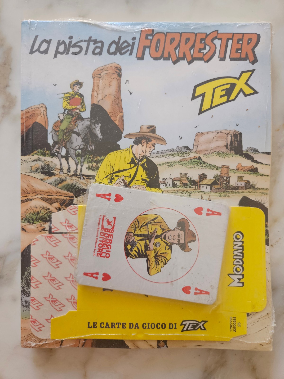 TEX originale n. 680  - Bonelli  2017 - edicola blisterato con carte
