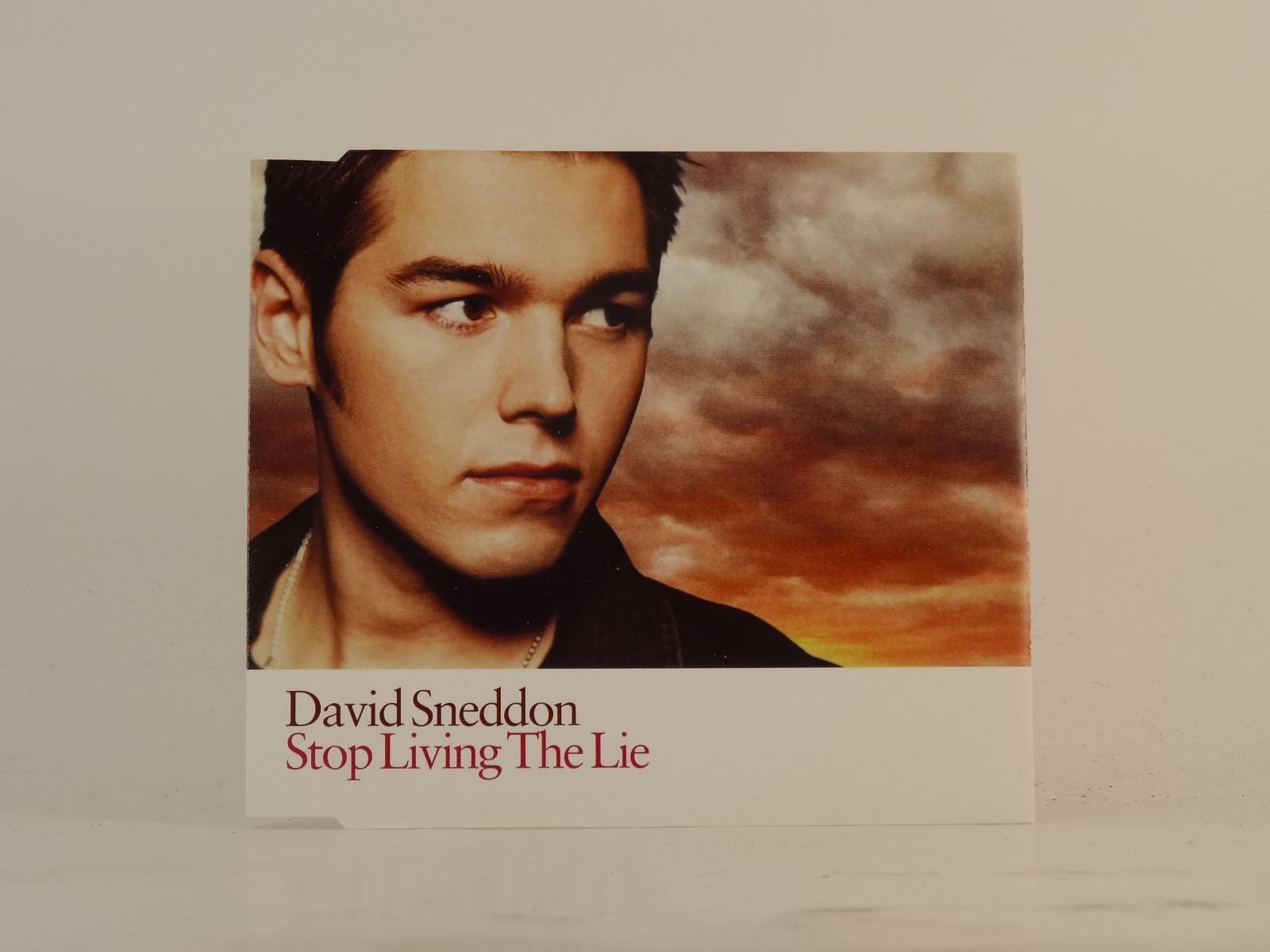DAVID SNEDDON STOP LIVING THE LIE (G39) 3 Track CD Single plus Picture Sleeve ME