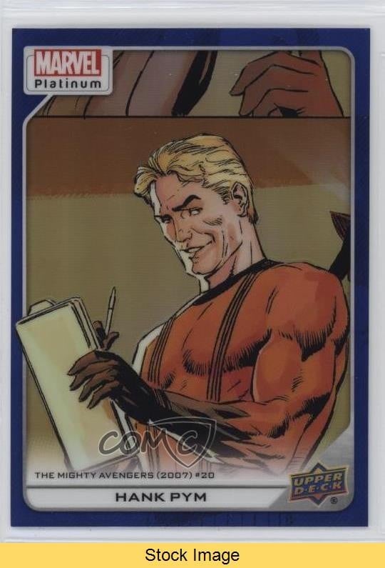 2023 Upper Deck Marvel Platinum High Series Blue Rainbow Hank Pym #192 LEGGI 0w6