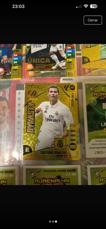Carta Cristiano Ronaldo