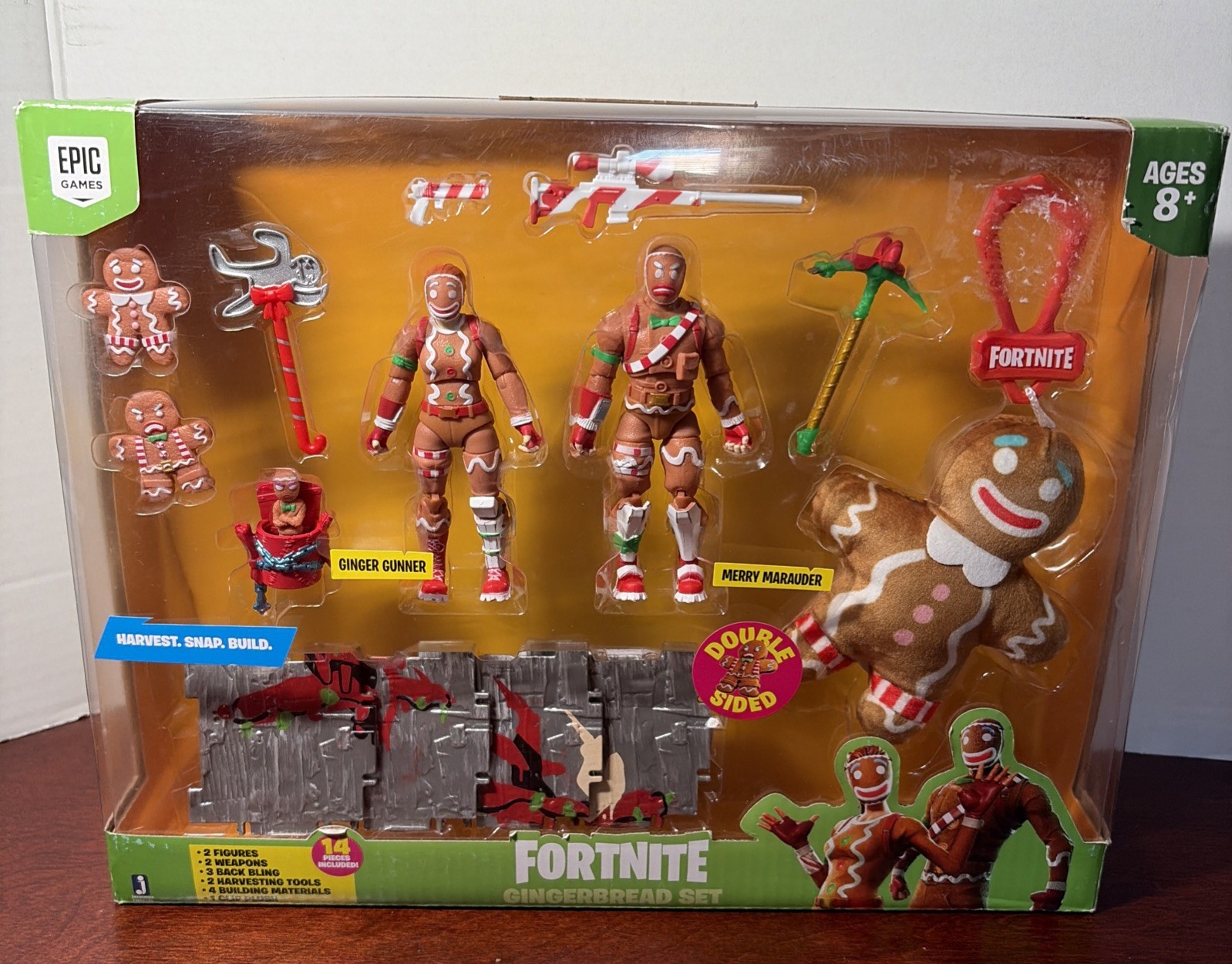 Jazwares Fortnite Set di action figure pan di zenzero Natale 2019 NUOVO
