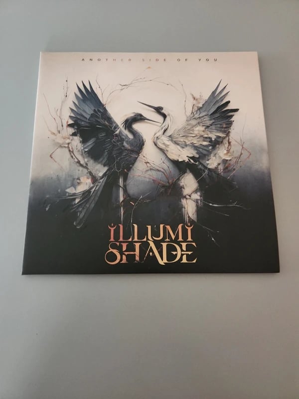 Vinyle coloré et carte signé de illumishade