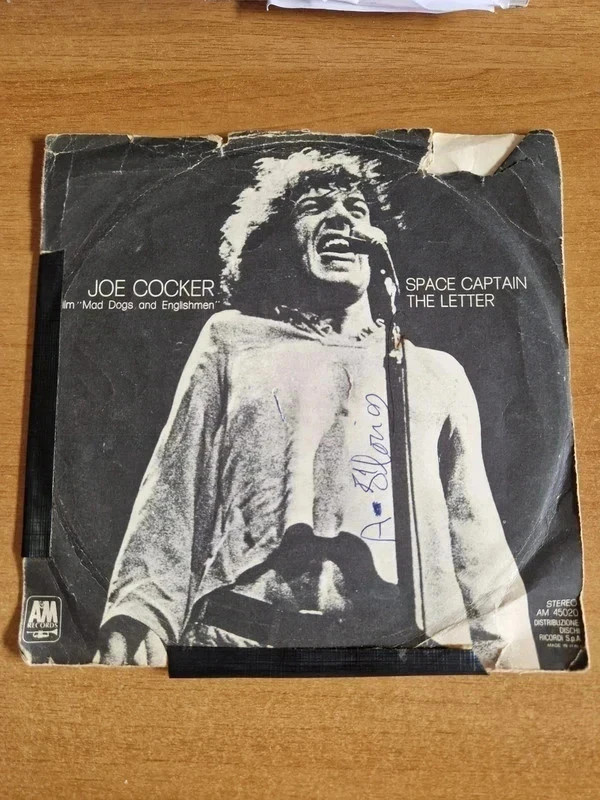 Joe Cocker- Space captain in the letter 1971 45 giri