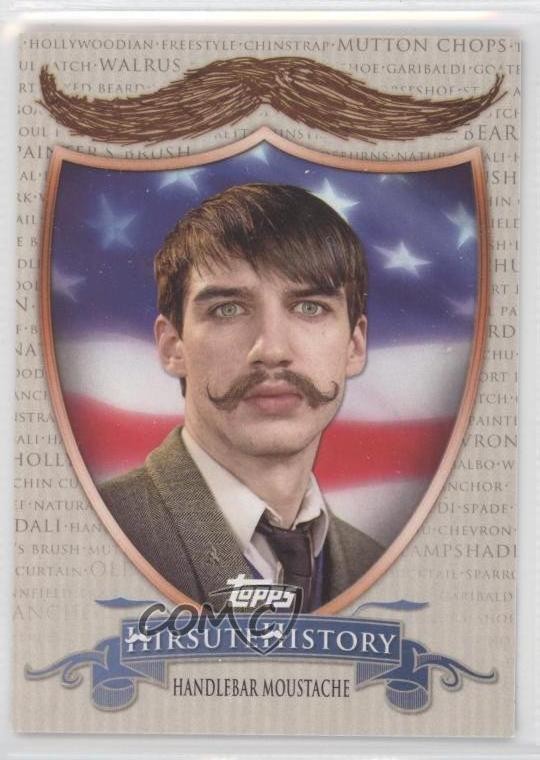 Baffi manubrio storia Topps American Pie Hirsute 2011 #HH-12 0a1