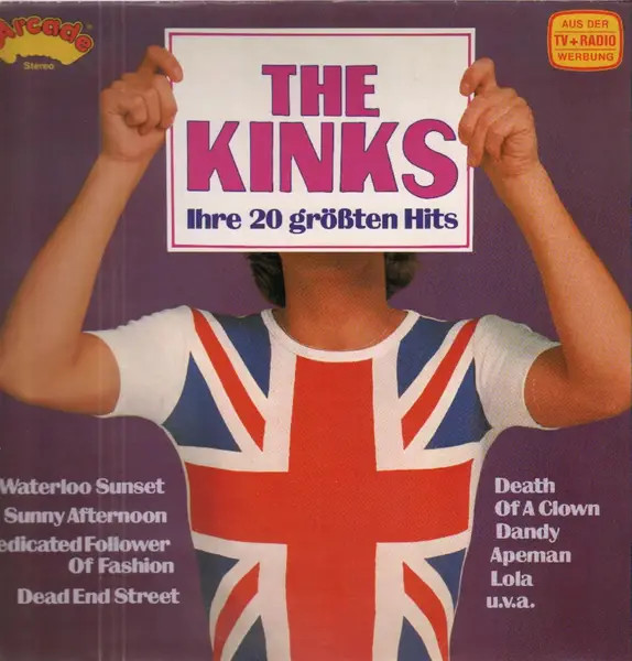 The Kinks Their 20 Greatest Hits Arcade LP Vinile NEAR MINT 33 U/min