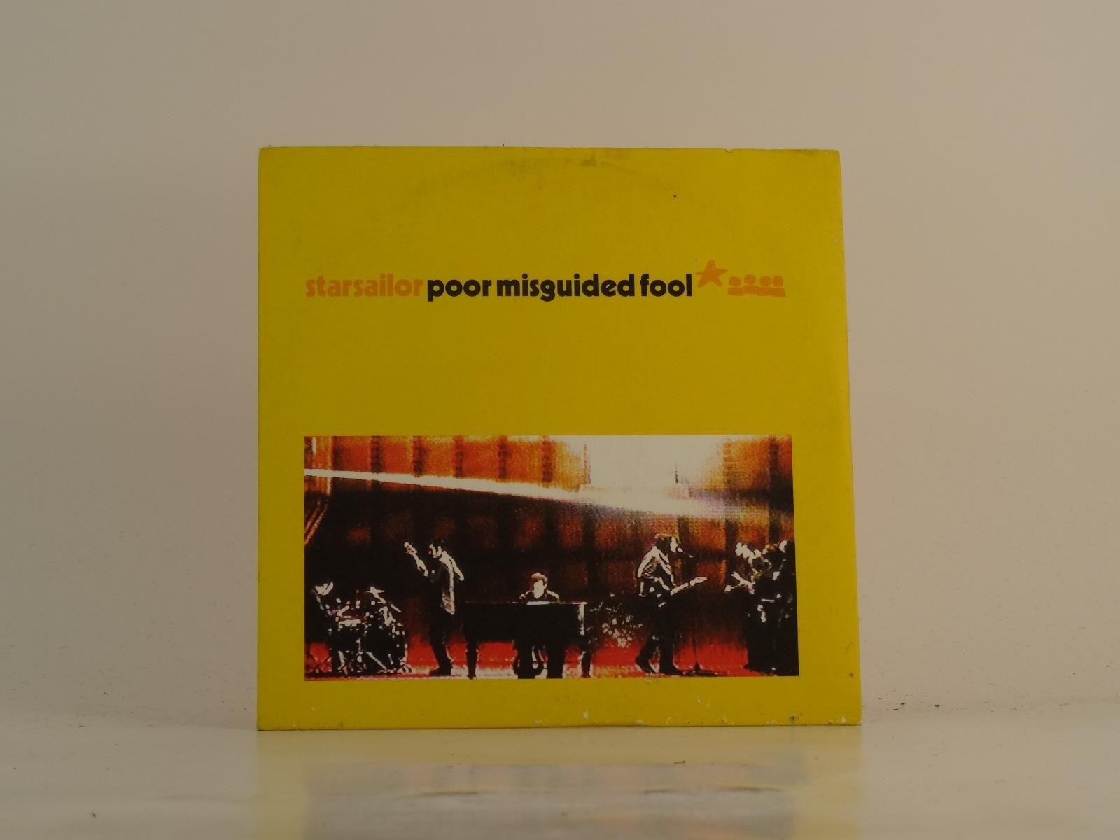 STARSAILOR POOR MISGUIDED FOOL (D93) 1 Track Promo CD Single including Card Slee