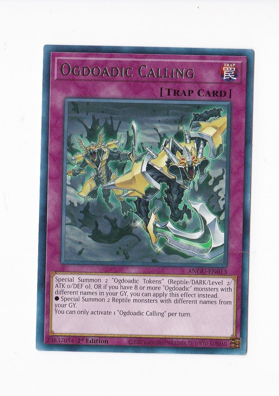 2020 Konami YuGiOh! 1st Edition - Ogdoadic Calling ANGU-EN013
