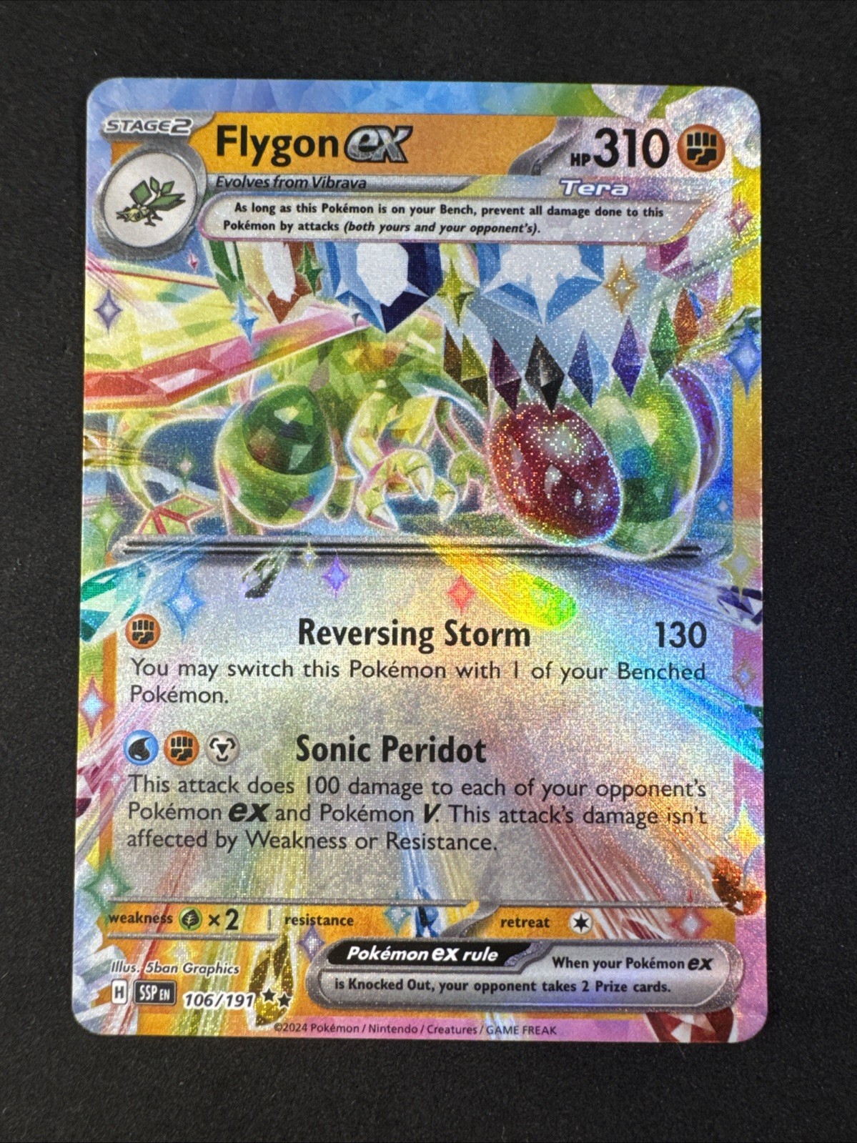 Flygon ex 106/191 Sv08: Scintille Urgenti Holo Pokemon