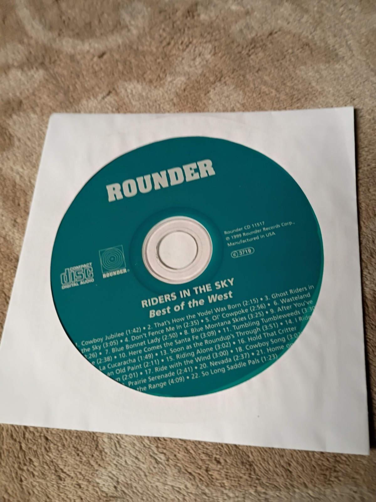Rounder Riders In The Sky Cd