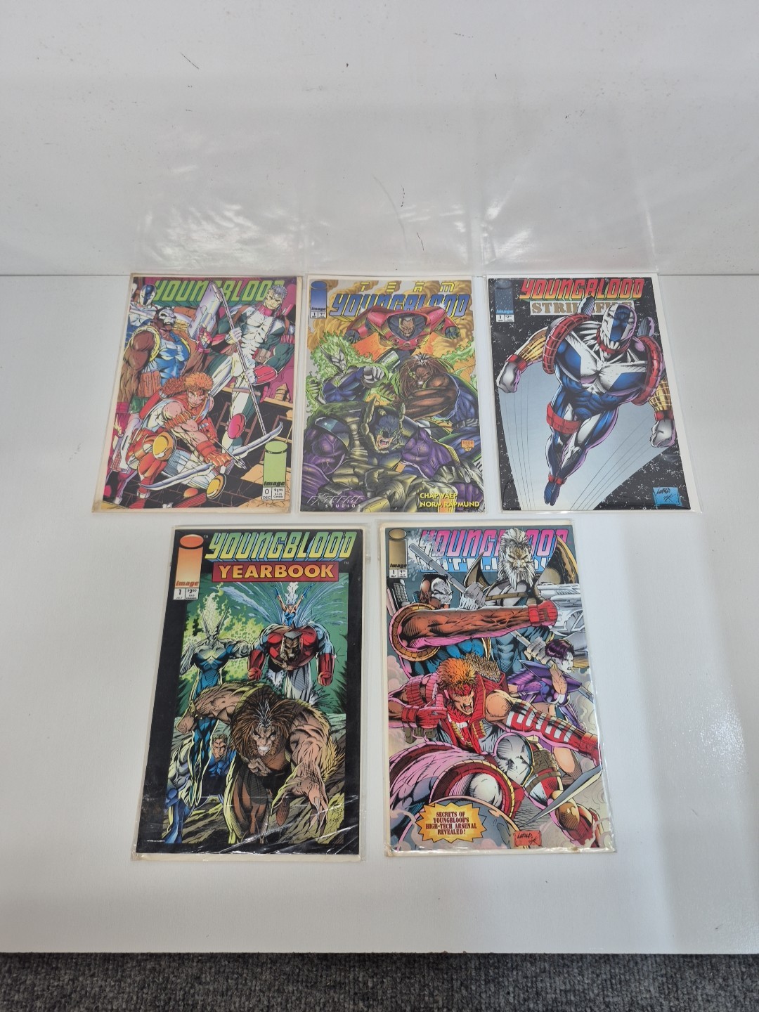 Youngblood lot of 5 comic Books- All #1 Image Comics - High Grade 