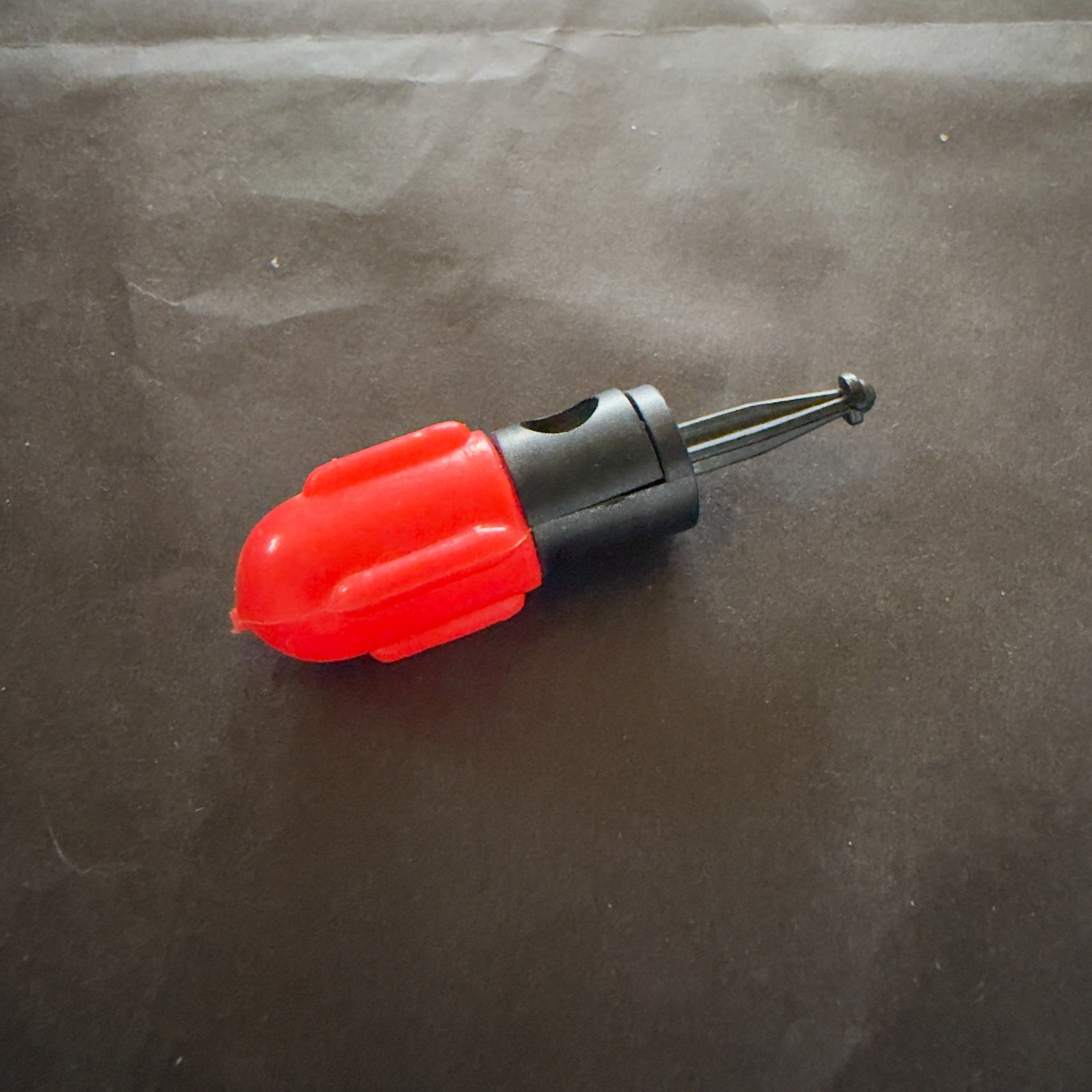 1986 ARCO CENTURIONS ACE MCCLOUD OFFICE DESK TOP TOY RED MISSILE PART MT-