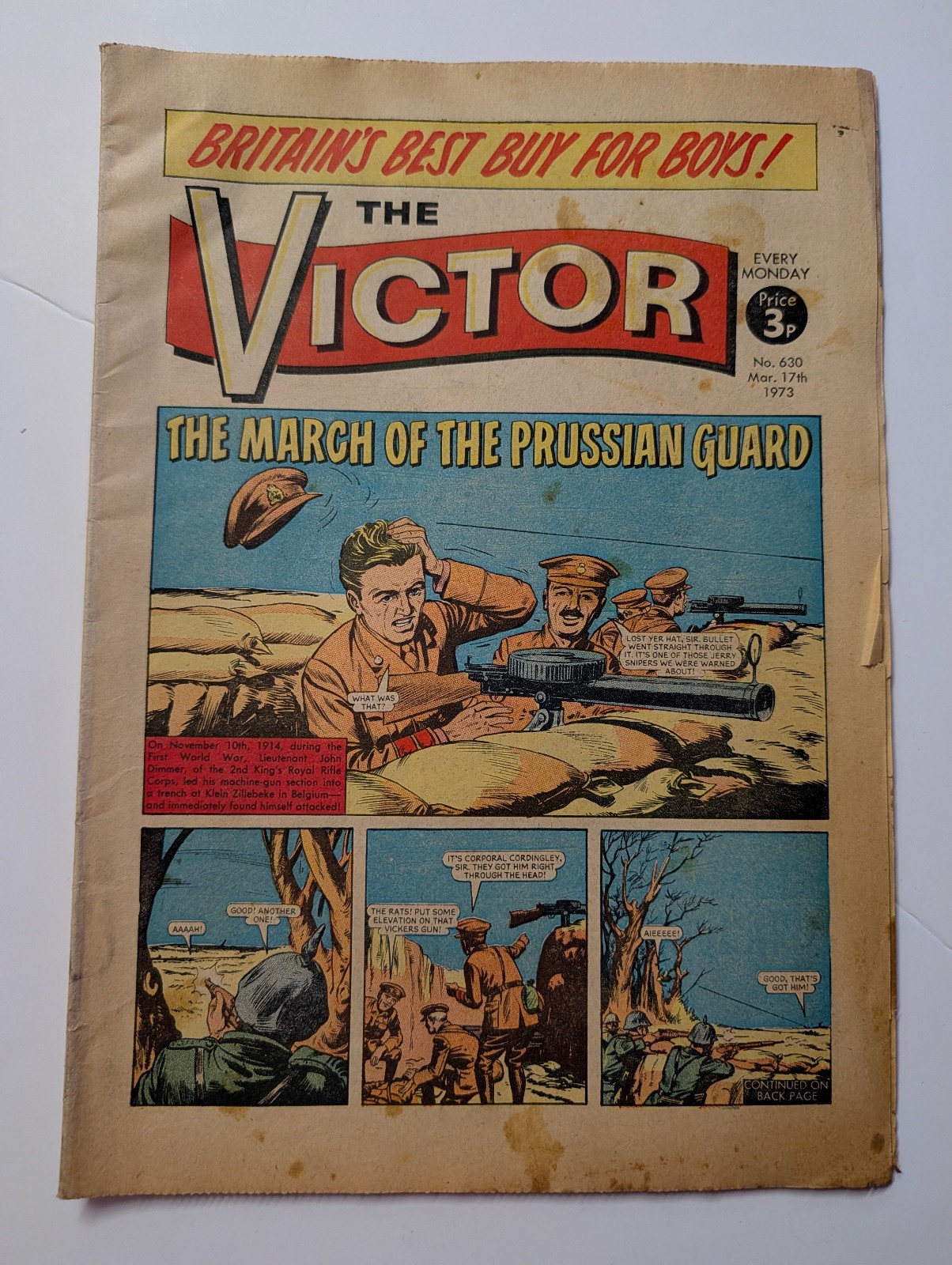 The Victor Comic, No 630, March 17th 1973.