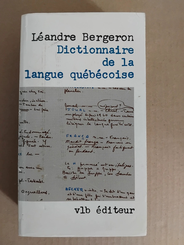 Dictionnaire de la langue québécoise