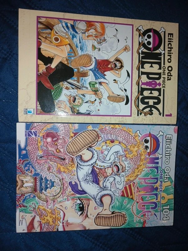 Fumetto 1 e 104 di one piece