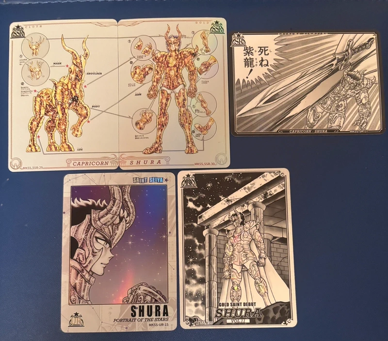 Saint Seiya – Shura du Capricorne – Lot 5 cartes Kayou