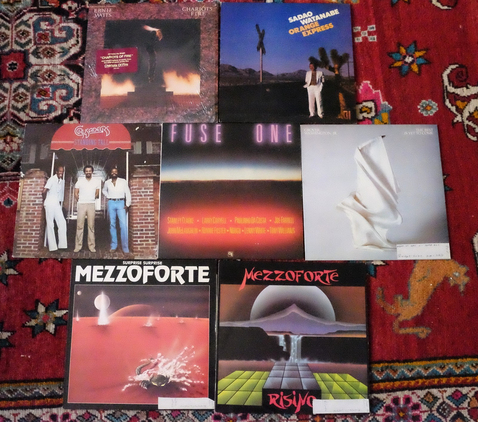 JAZZ FUNK FUSION LP ALBUM JOB LOT VINYL 80s Mezzoforte Crusaders Fuse One EX/NM
