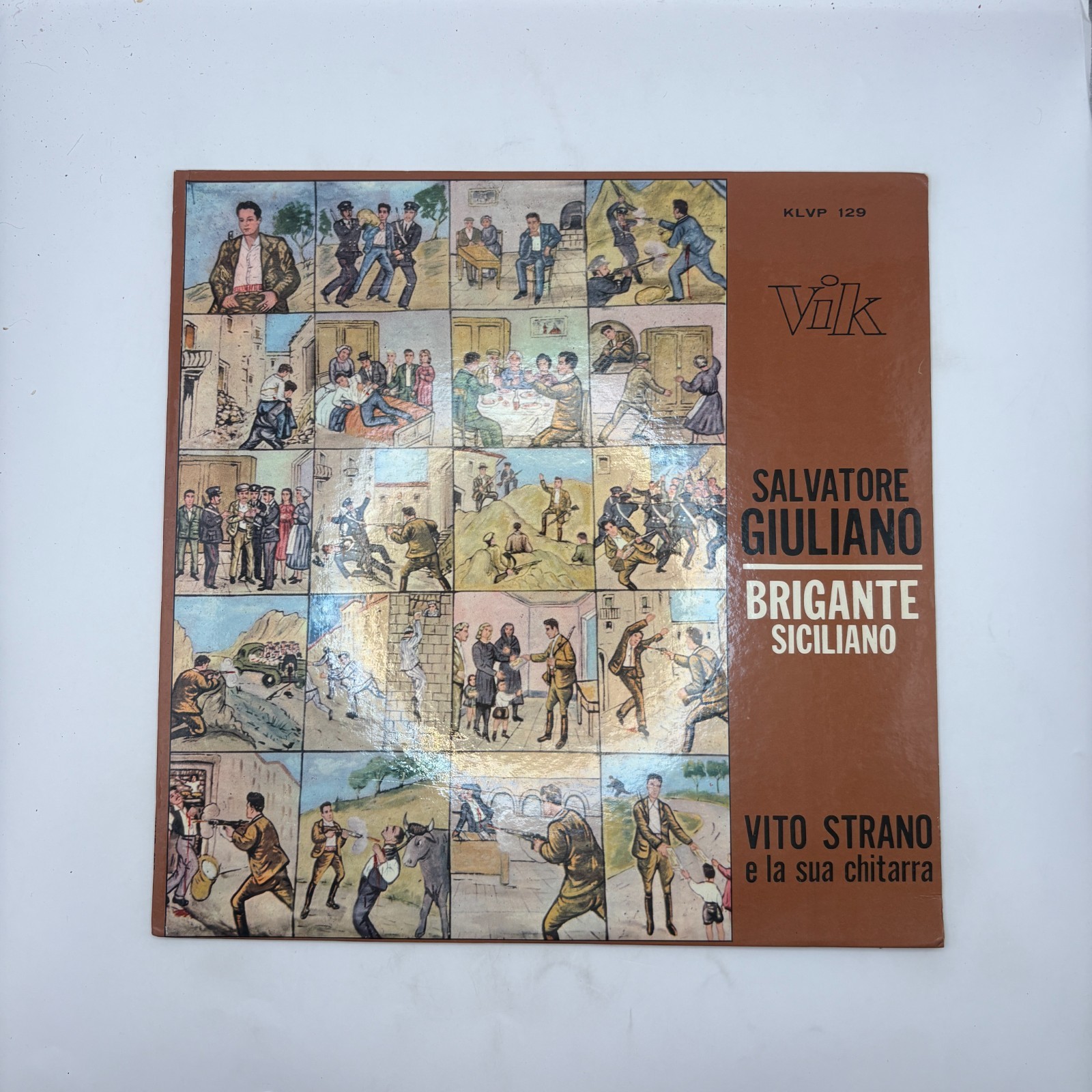 Vito Strano Salvatore Giuliano Brigante Siciliano 1965 Italian Vinyl LP KLVP129