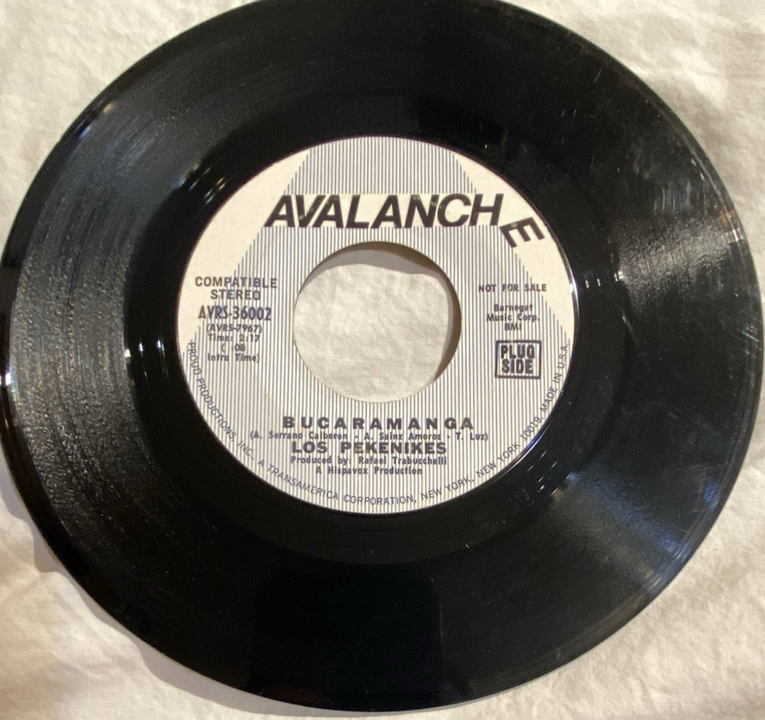 LOS PEKENIKES Aladino/Bucaramanga 45 RARE LATIN SPANISH Promo WLP 7" 45 RPM