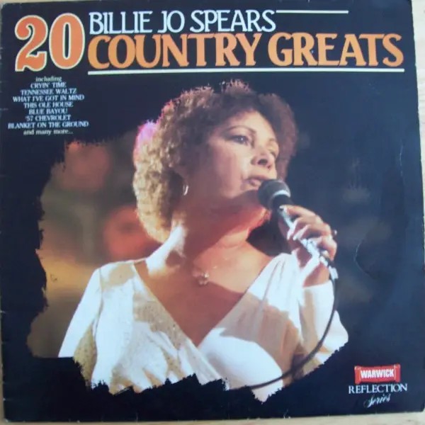 Billie Jo Spears 20 Country Greats NEAR MINT Warwick Records Vinyl LP