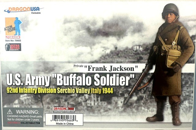 Dragon 1/6 70683 "Frank Jackson" 92nd Inf Div. Buffalo Soldier Italy 1944 NIB