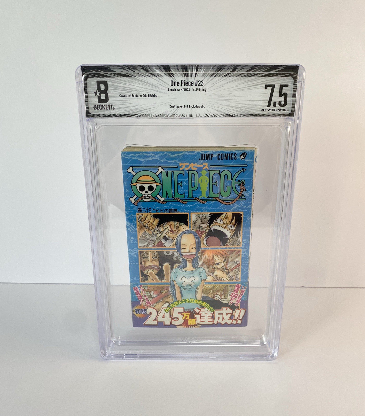 BGS 7.5 One Piece #23 Vol 23 2002 1° Edizione Stampa Graded Manga Giapponese