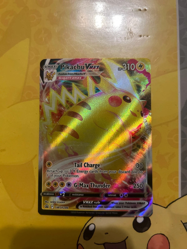 Pikachu V max SWSH286 tbe english