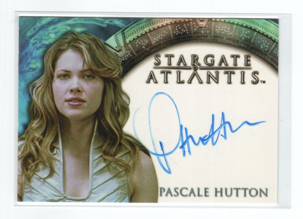 Stargate Atlantis Stagione 2 Autografo Auto Card Pascale Hutton come Primo Ufficiale