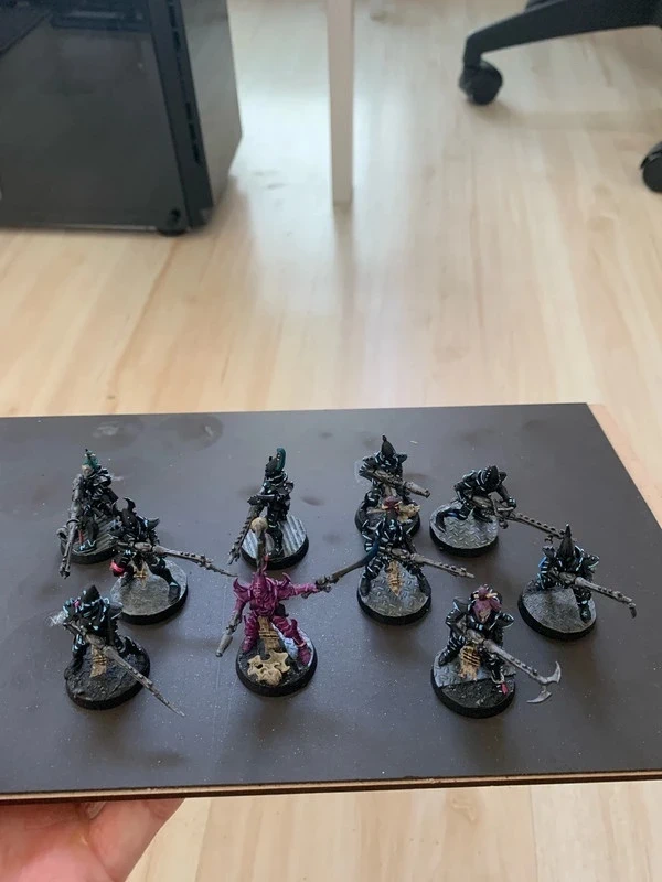 10 Cabalites Drukhari peints TT+