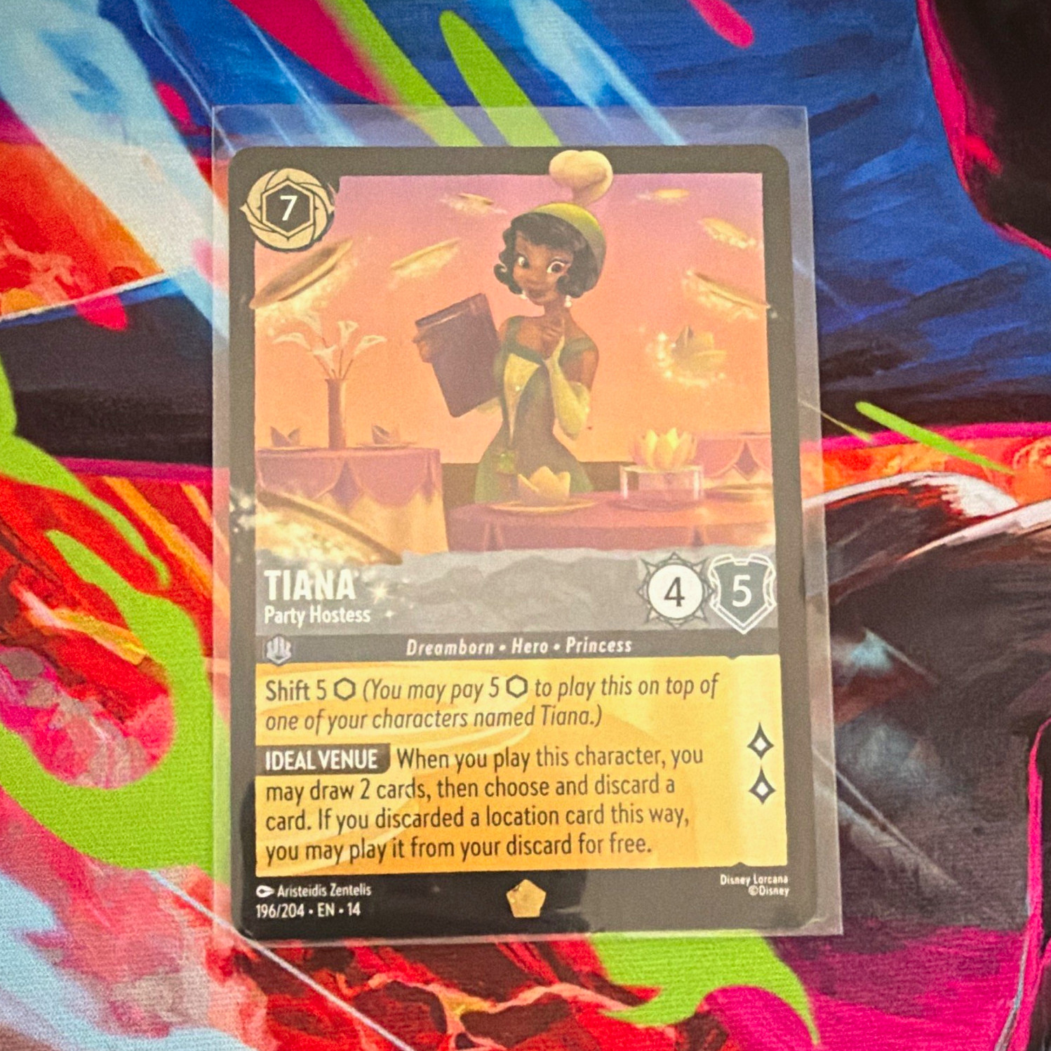 Disney Lorcana TCG Tiana - Party Hostess  hyperia city non foil legendary
