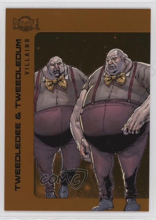 2025 Skybox Metal Universe Batman arancione FX 14/25 tweedledee e tweedledum f6d
