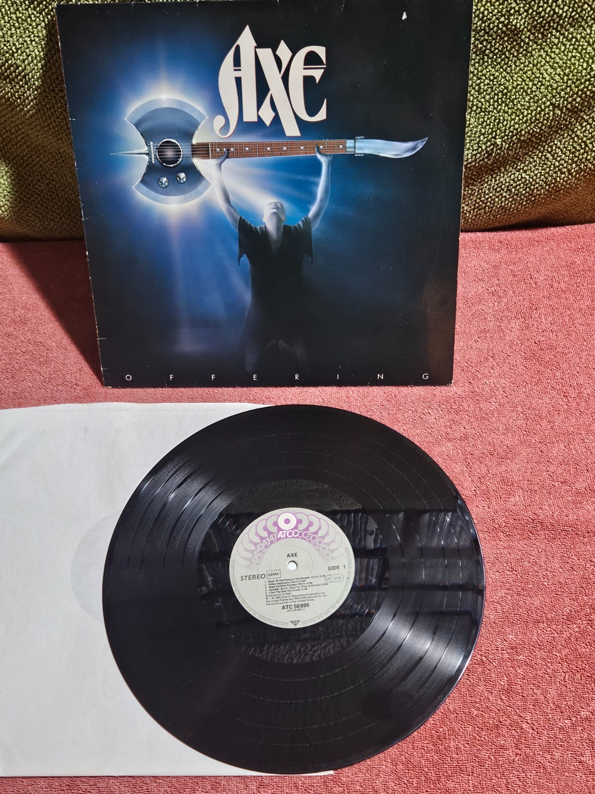 Original 1982 Factory Sealed AXE "OFFERING" Vinyl LP ATCO SD 38-148 Hard Rock FN