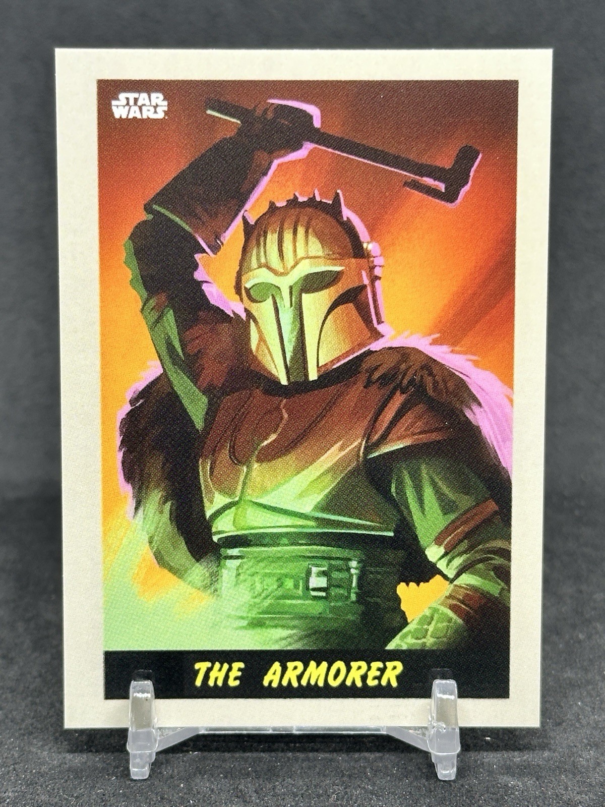 2020 Topps Star Wars x eBay The Mandalorian The Armorer #8 Rookie RC