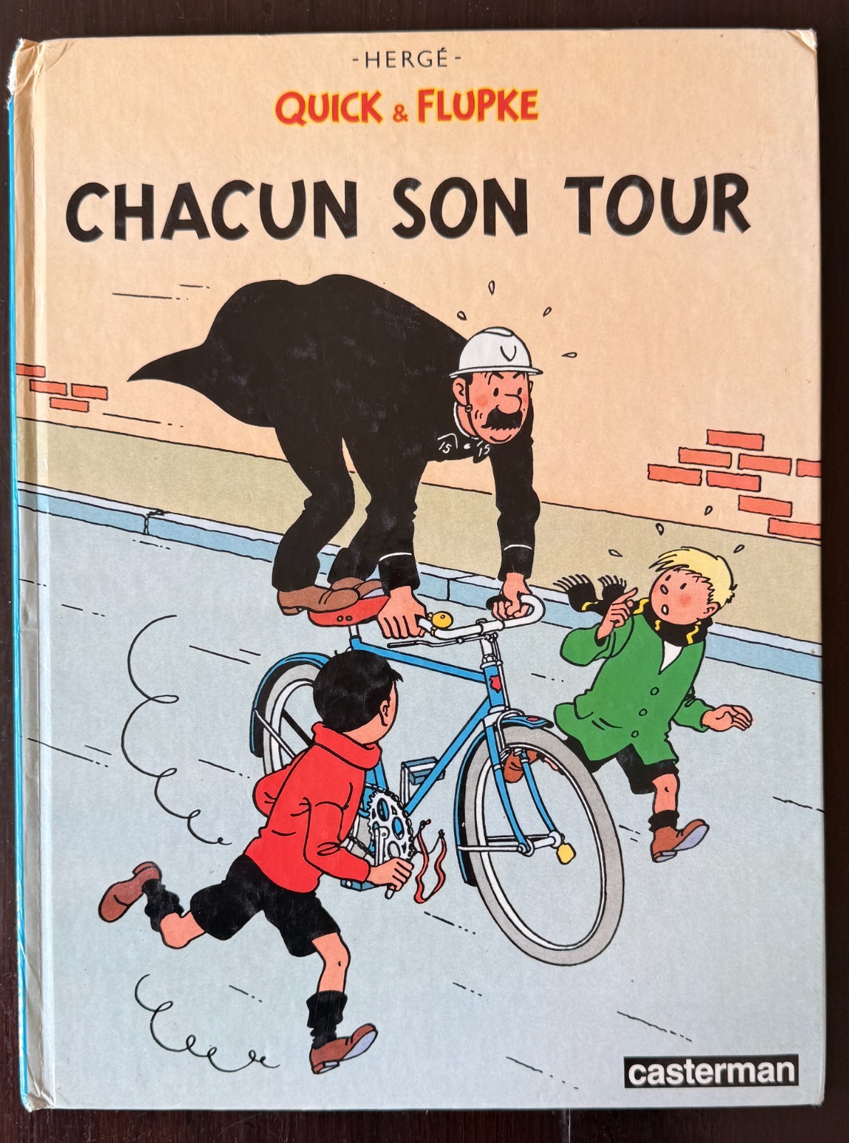 Hergé Quick & Flupke Tome 5 Chacun son tour (Casterman 1986) BD cartonnée