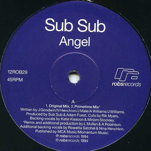 Sub Sub - Angel (Double Pack) (2x12") (Very Good Plus (VG+))