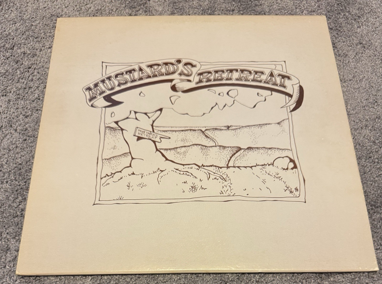 MUSTARD'S RETREAT LP FOLK Music 1979 Michigan Signed Record Tamulevich & Hough
